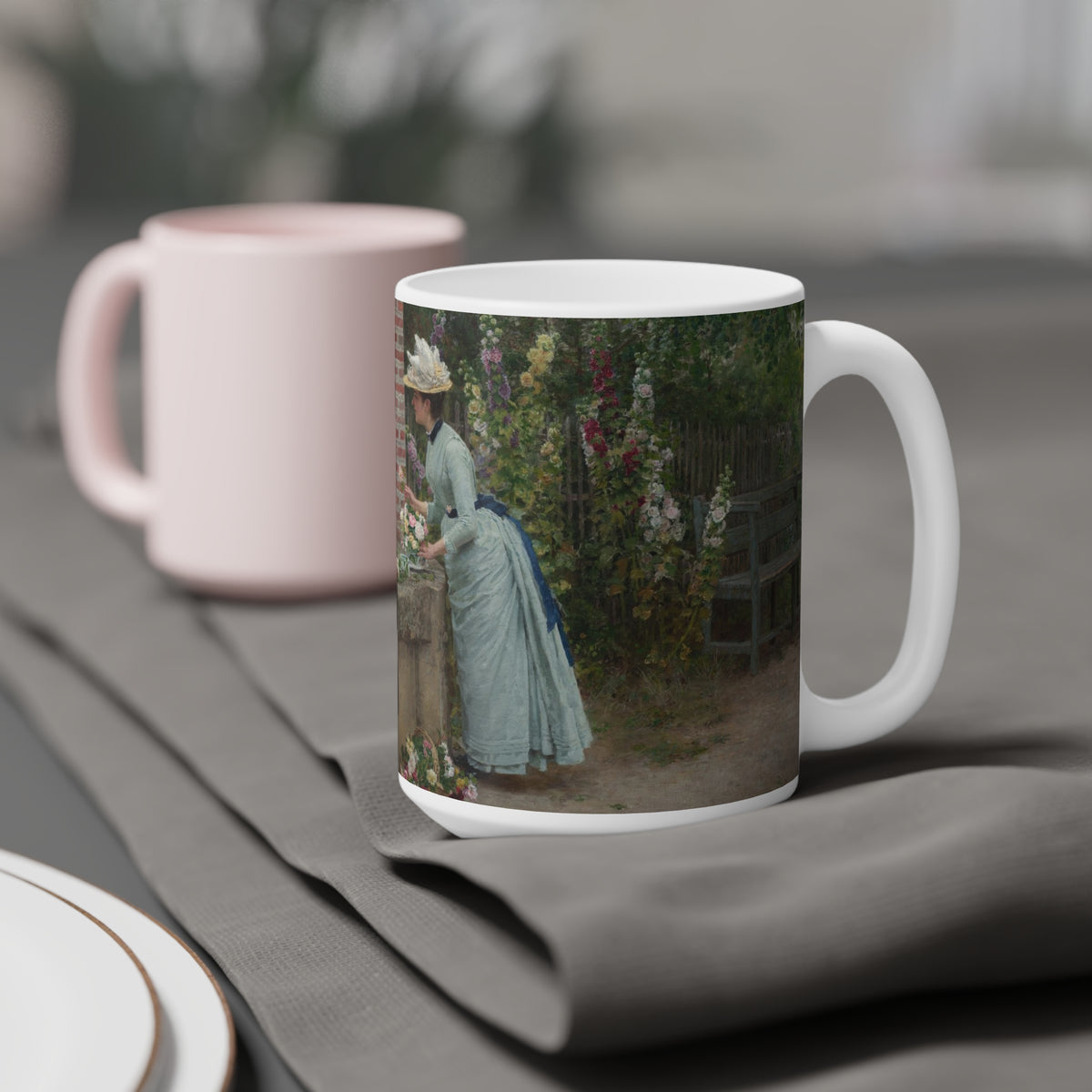 Marie Francois Firmin-Girard: "Un Puits Mitoyen" Ceramic Mug (11oz\15oz\20oz)