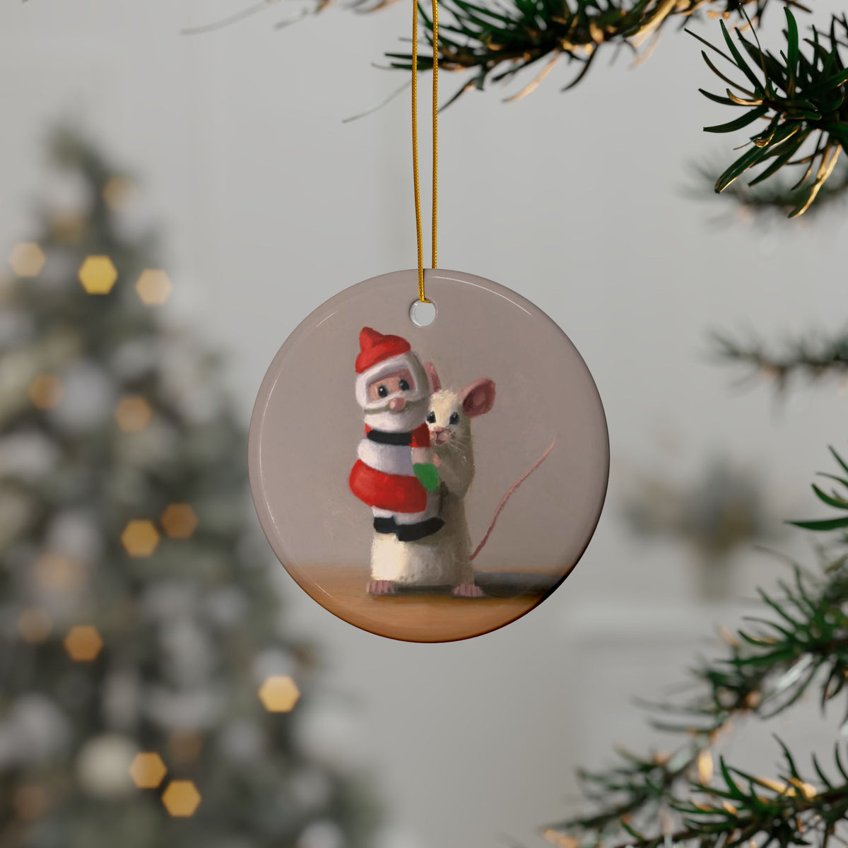 Stuart Dunkel Collection | Santa's Helper Ornament