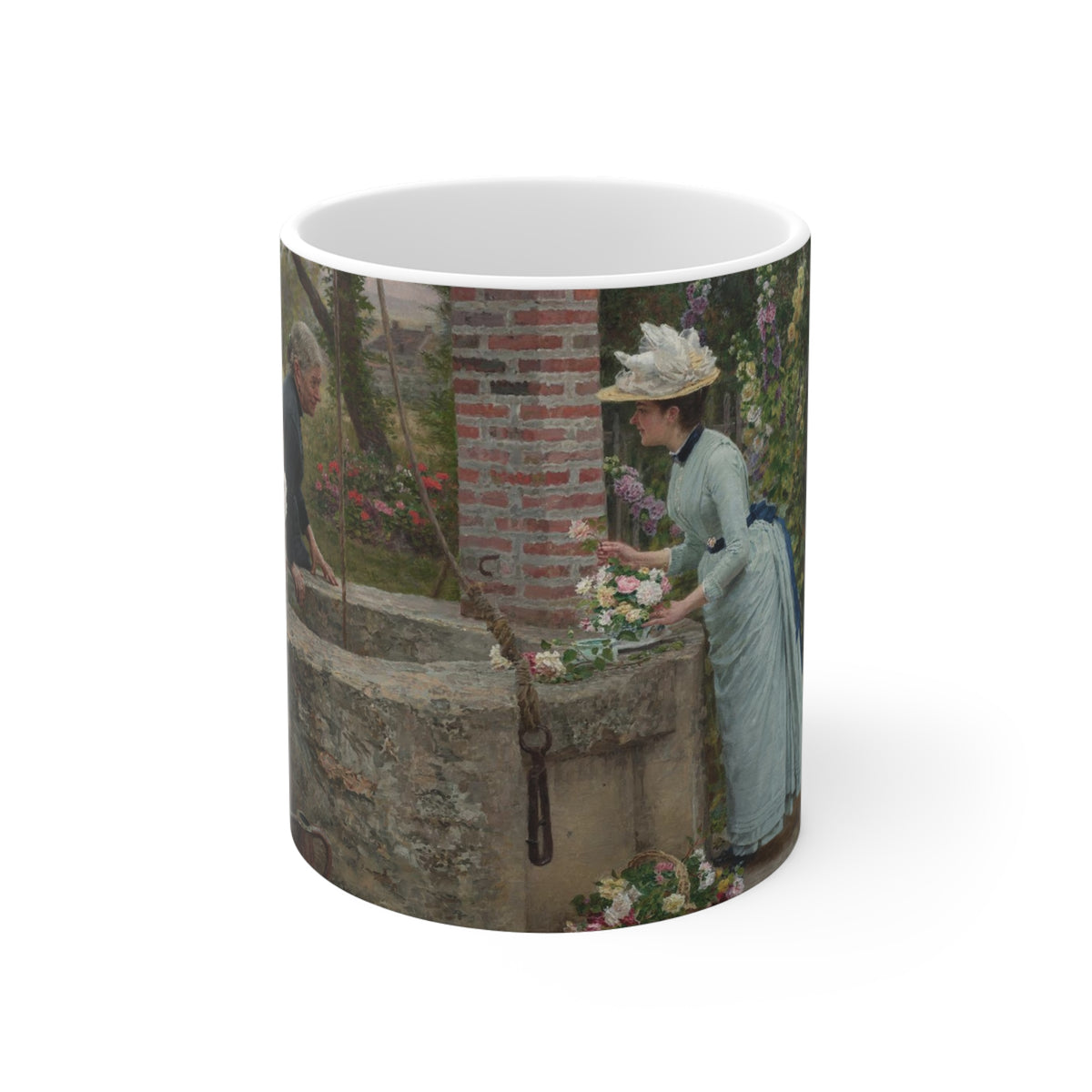 Marie Francois Firmin-Girard: "Un Puits Mitoyen" Ceramic Mug (11oz\15oz\20oz)