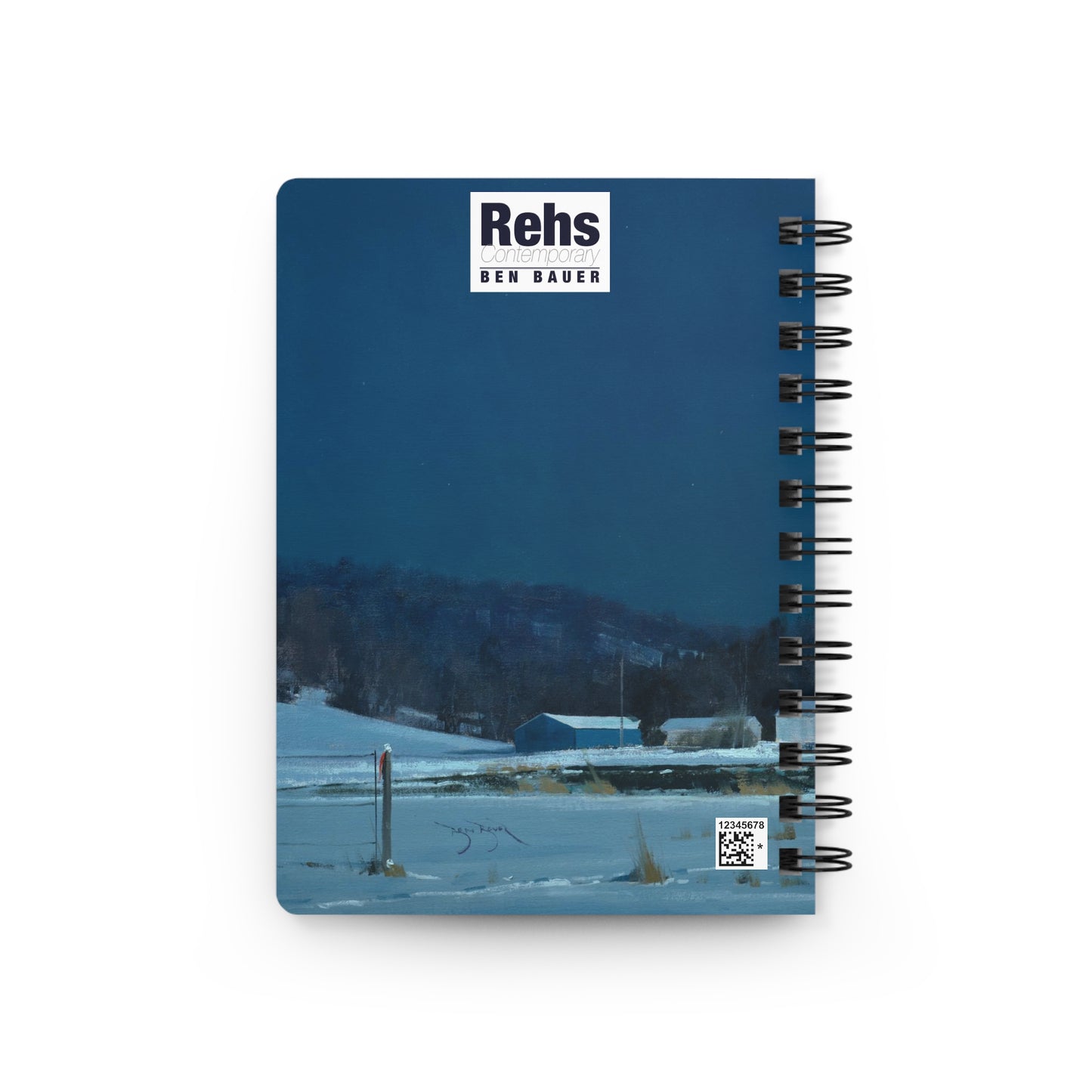 Ben Bauer: "Drifting Moonlight" - Spiral Bound Journal