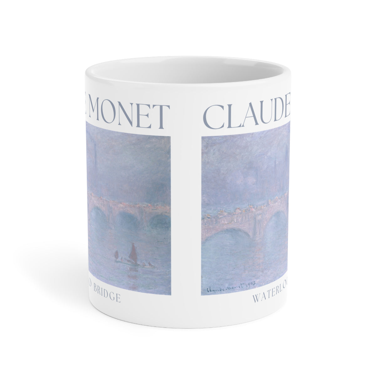 Claude Monet: "Waterloo Bridge" Ceramic Mug (11oz\15oz\20oz)