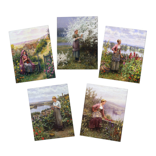 Assorted Daniel Ridgway Knight Greeting Cards (5-Pack)