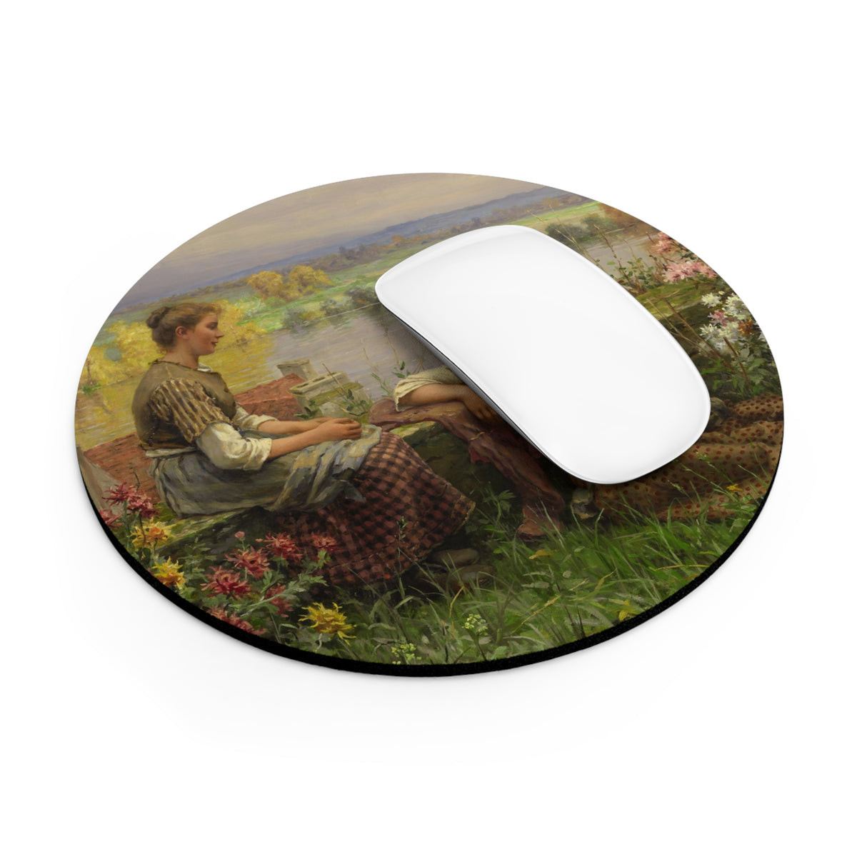 Daniel Ridgway Knight: "Gossips" – Mouse Pad