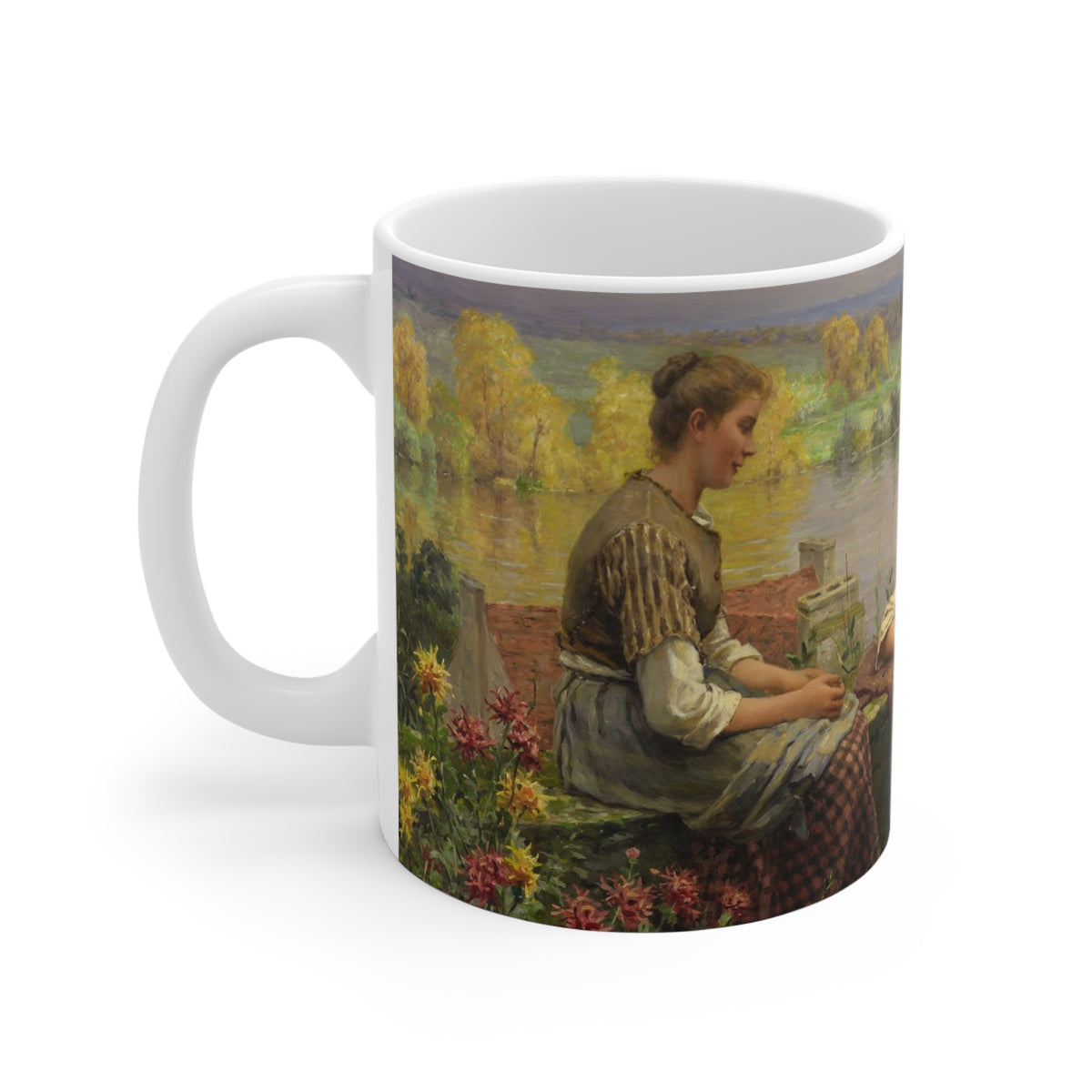 Daniel Ridgway Knight: "Gossips" Ceramic Mug (11oz\15oz\20oz)