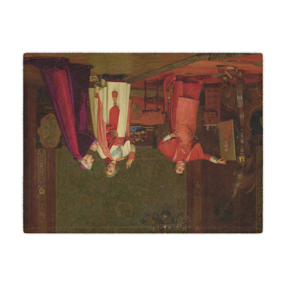 Jehan-Georges Vibert: "Peint par lui meme" - Microfiber Blanket