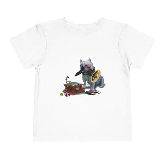 Vintage Bulldog Music Toddler Tee