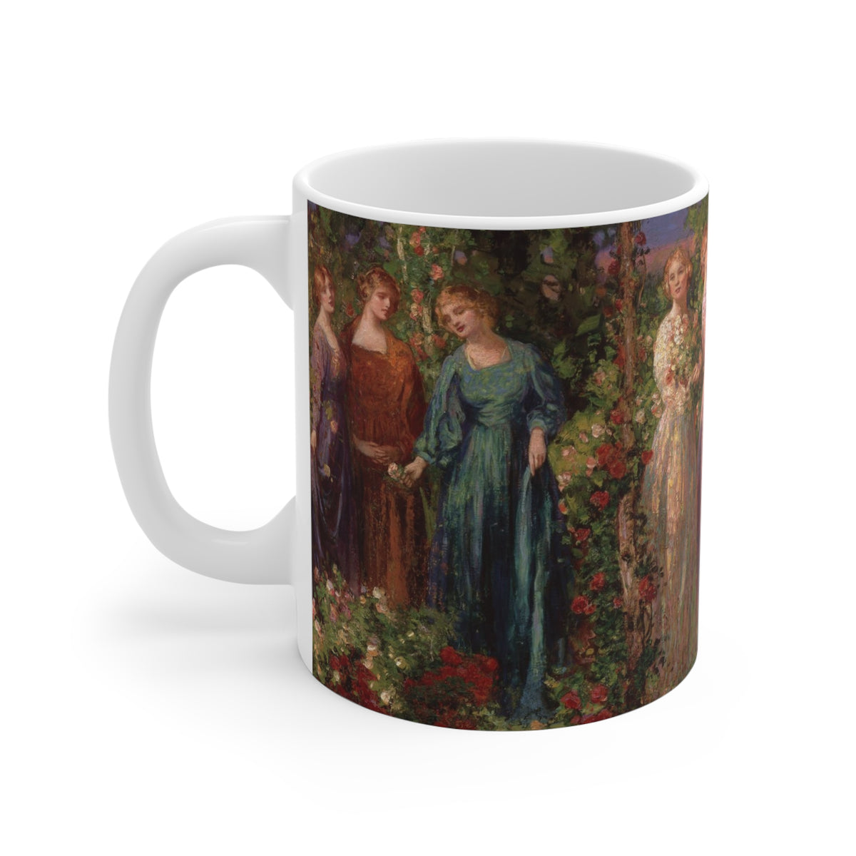 Tom Mostyn: "Gather Ye Rosebuds While Ye May" Ceramic Mug (11oz\15oz\20oz)