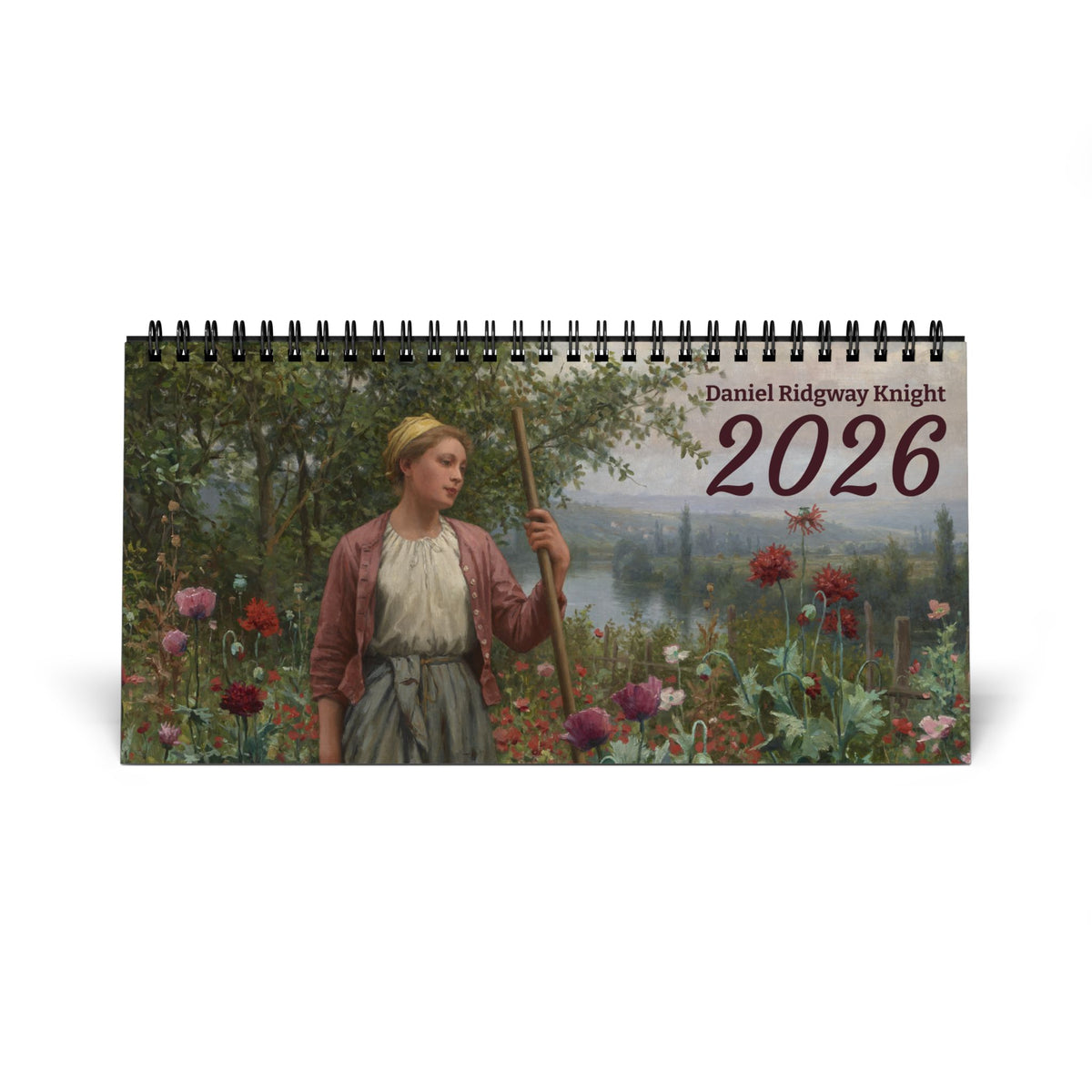 Daniel Ridgway Knight 2026 Desk Calendar