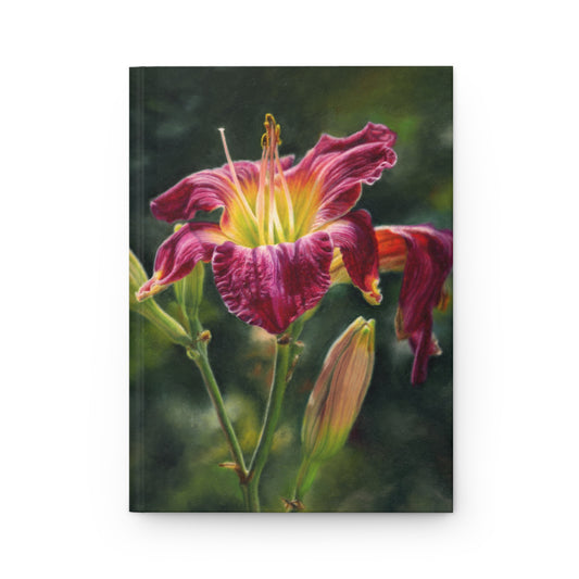 Jon Burns: "Splash of Light, Daylily" - Hardcover Journal
