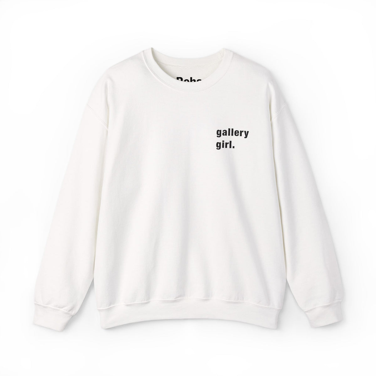 Gallery Girl Unisex Crewneck Sweatshirt - Comfortable Art Lover Apparel