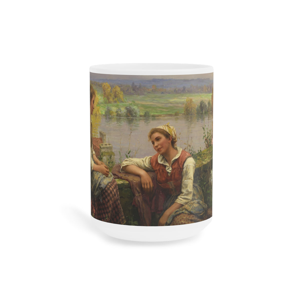 Daniel Ridgway Knight: "Gossips" Ceramic Mug (11oz\15oz\20oz)