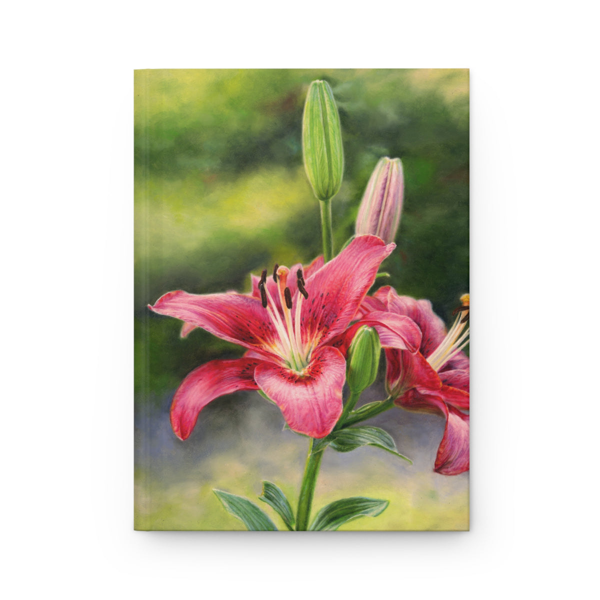 Jon Burns: "Red Lily" - Hardcover Journal