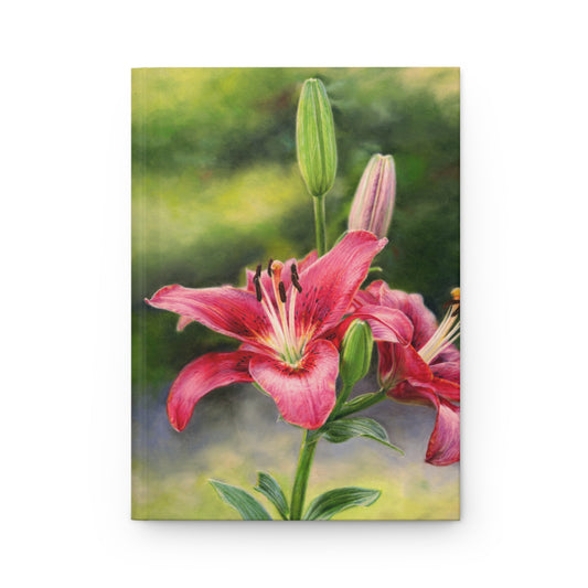 Jon Burns: "Red Lily" - Hardcover Journal