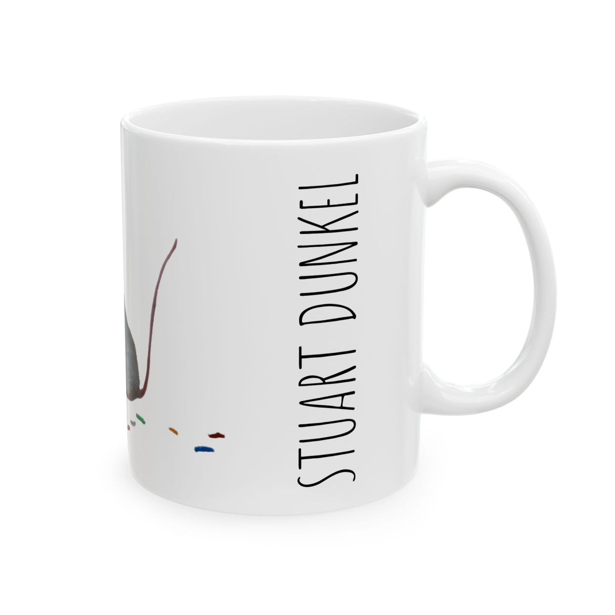 Donut Thief Mouse Ceramic Mug – Cute Coffee Cup (11oz & 15oz)