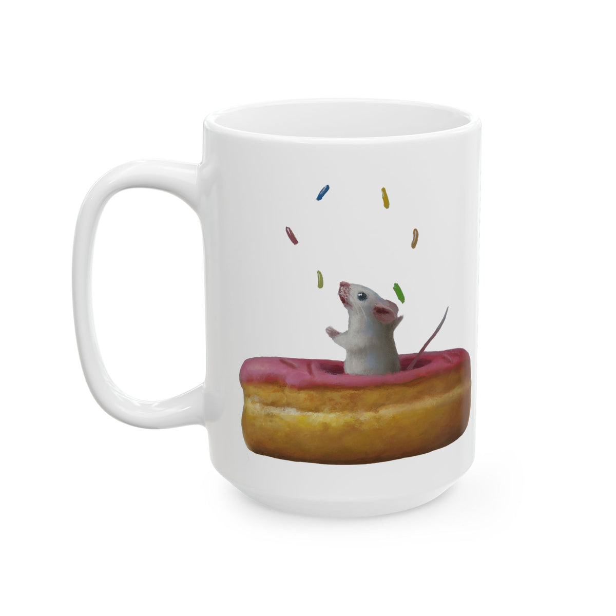 Stuart Dunkel Collection | Donut Fun Mug (11 oz, 15 oz)
