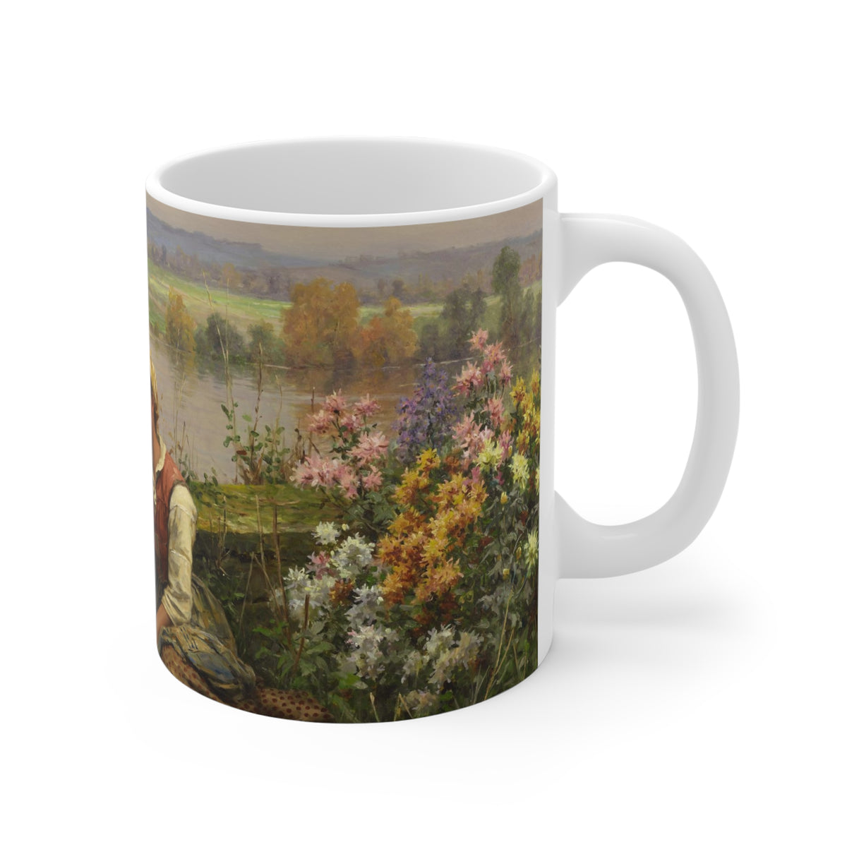 Daniel Ridgway Knight: "Gossips" Ceramic Mug (11oz\15oz\20oz)