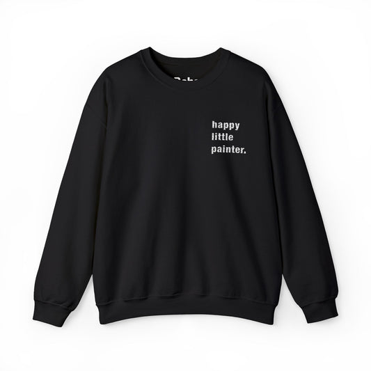 Happy Little Painter Crewneck Sweatshirt - Unisex Heavy Blend