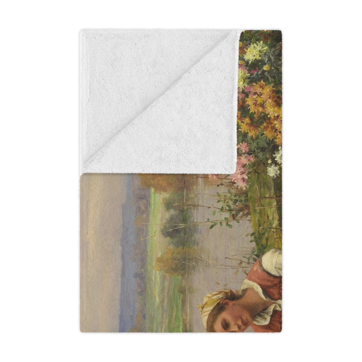 Daniel Ridgway Knight: "Gossips" - Microfiber Blanket