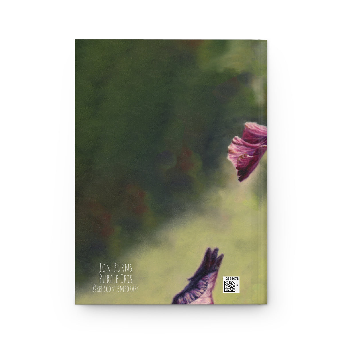 Jon Burns: "Purple Iris" - Hardcover Journal