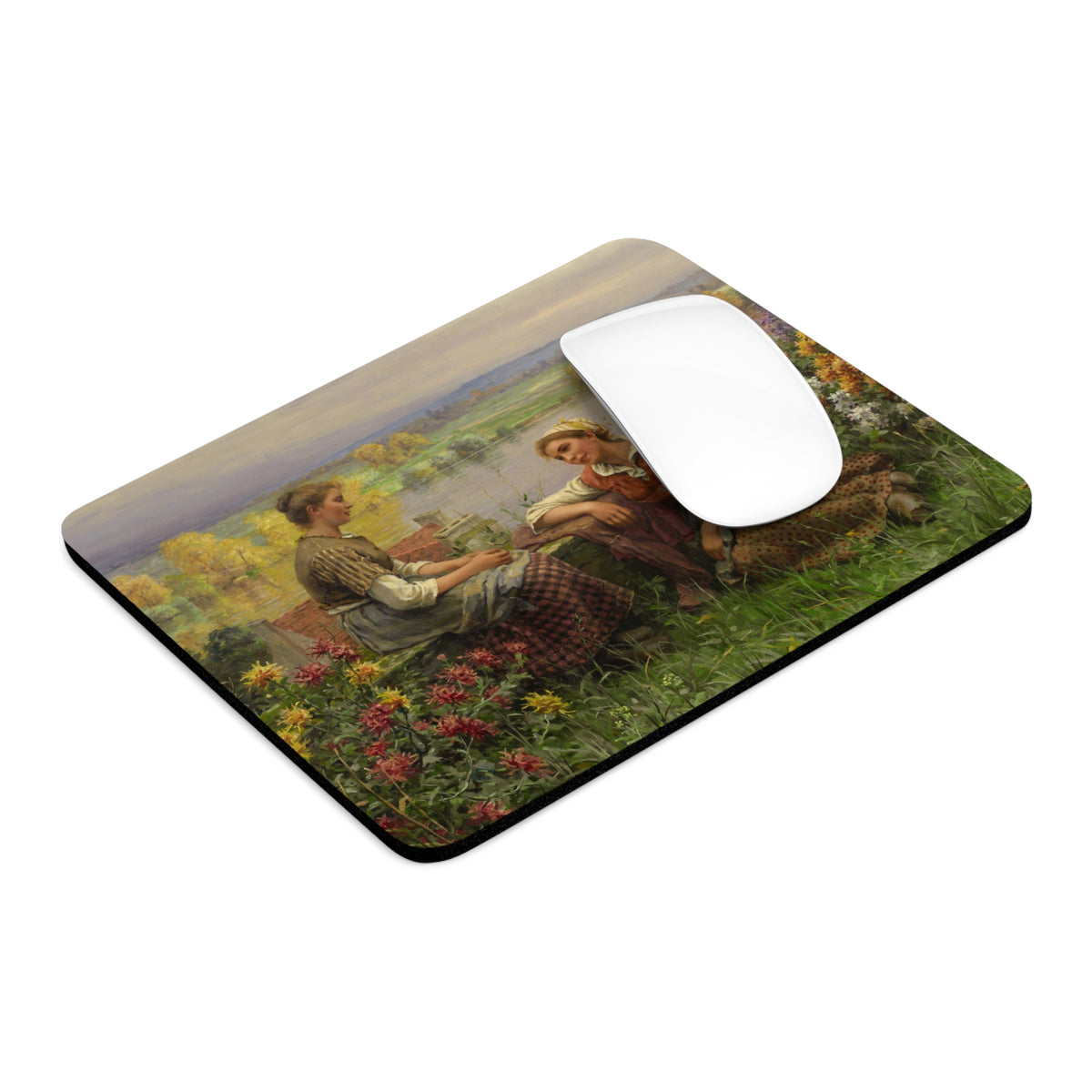 Daniel Ridgway Knight: "Gossips" – Mouse Pad