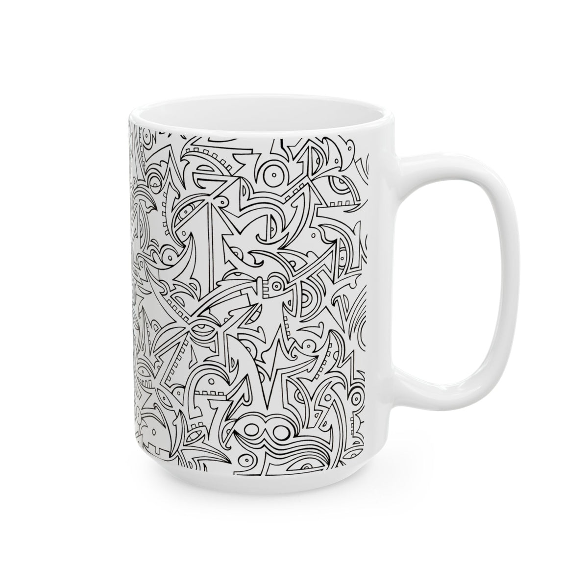 Eric Hagan | Arcadia (black and white) Ceramic Mug