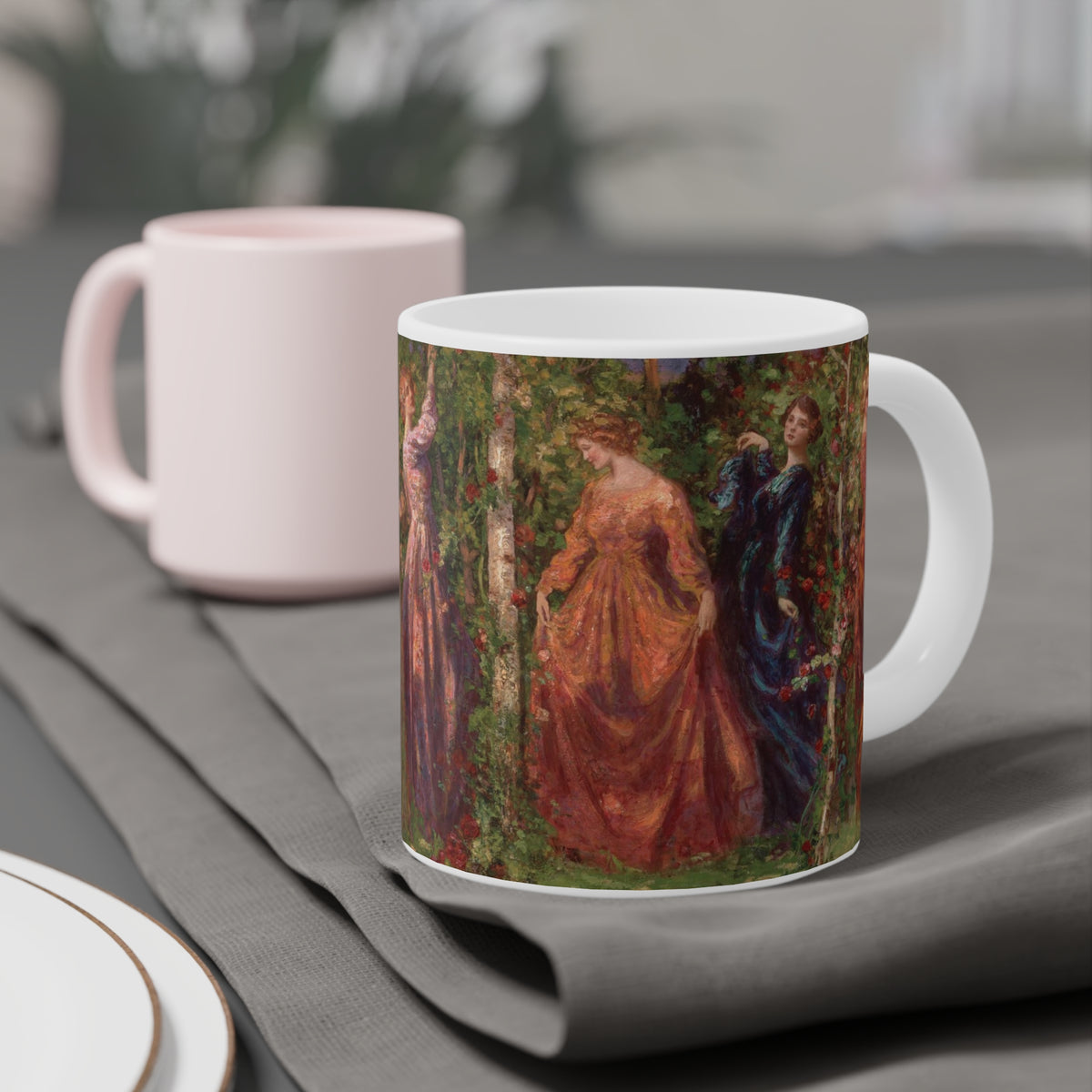 Tom Mostyn: "Gather Ye Rosebuds While Ye May" Ceramic Mug (11oz\15oz\20oz)