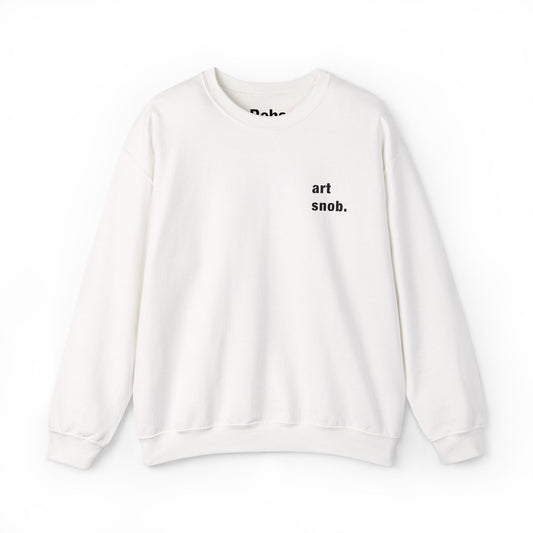 Art Snob Unisex Heavy Blend Crewneck Sweatshirt - Stylish Comfort for Creative Souls