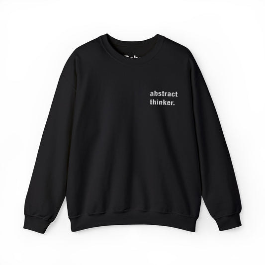 Abstract Thinker Unisex Crewneck Sweatshirt - Casual Comfort for Creative Minds