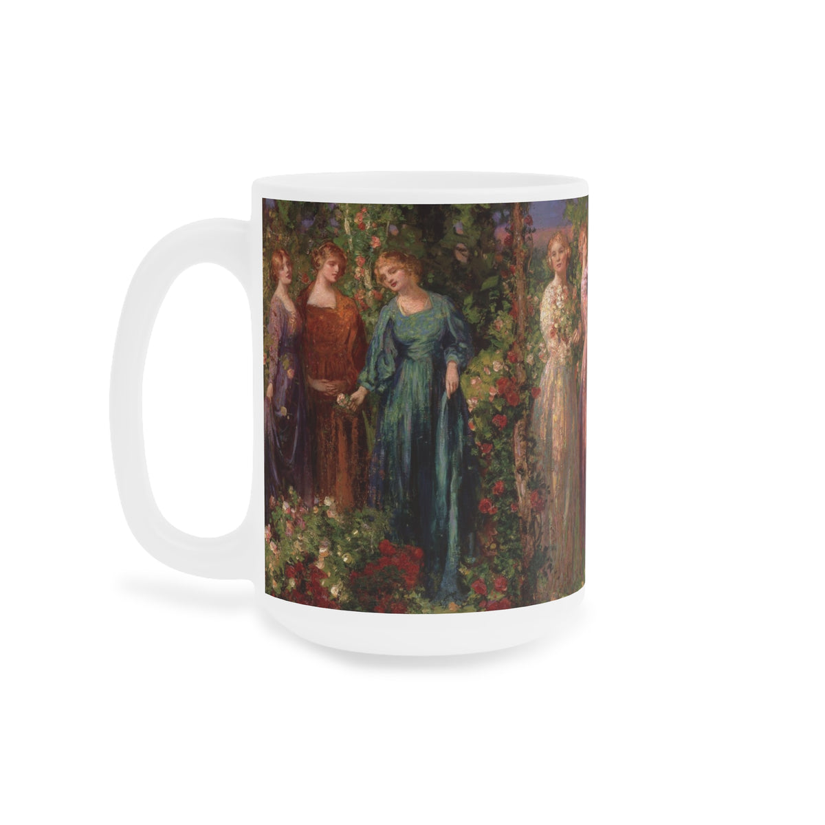 Tom Mostyn: "Gather Ye Rosebuds While Ye May" Ceramic Mug (11oz\15oz\20oz)
