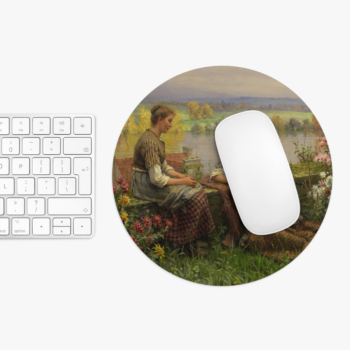 Daniel Ridgway Knight: "Gossips" – Mouse Pad