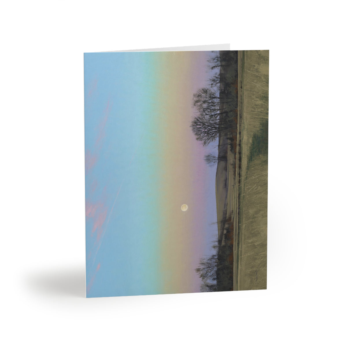 Ben Bauer: "Minnesota Glacial Lake Area at Dusk" - Greeting Cards (8, 16, and 24 pcs)