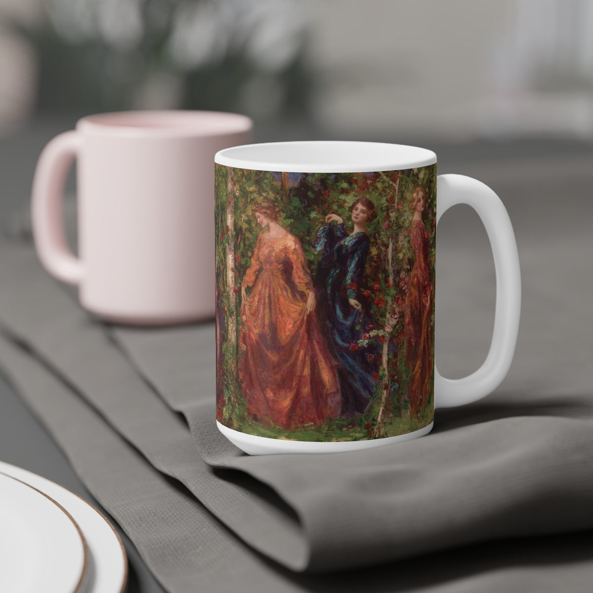 Tom Mostyn: "Gather Ye Rosebuds While Ye May" Ceramic Mug (11oz\15oz\20oz)