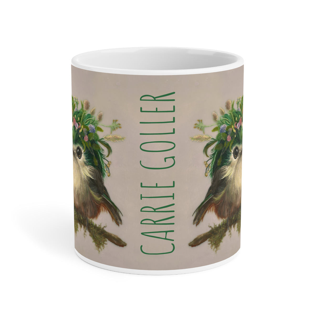 Carrie Goller: "Emerald" Ceramic Mug (11oz\15oz\20oz)