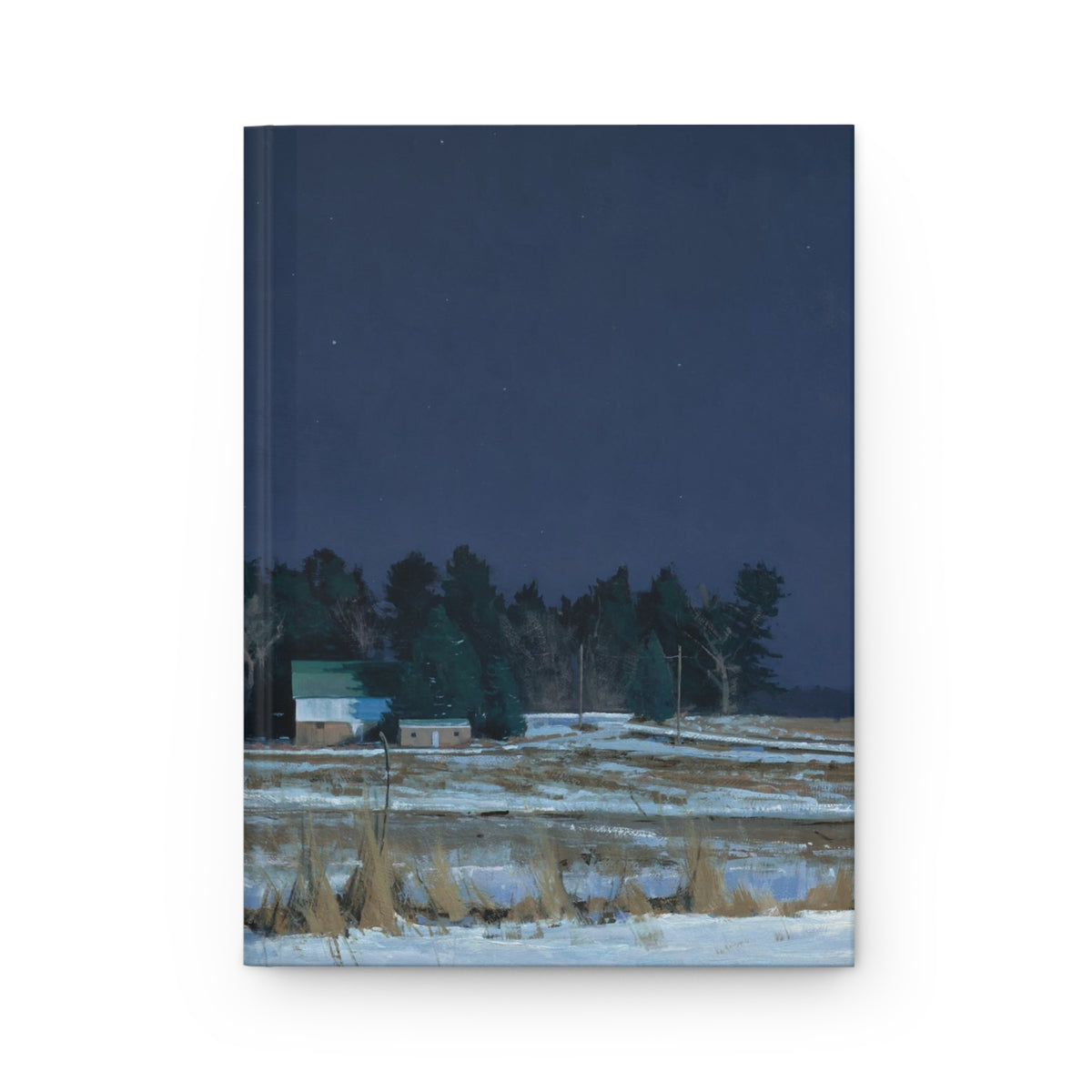 Ben Bauer: "Midnight at 20 Below" - Hardcover Journal Matte