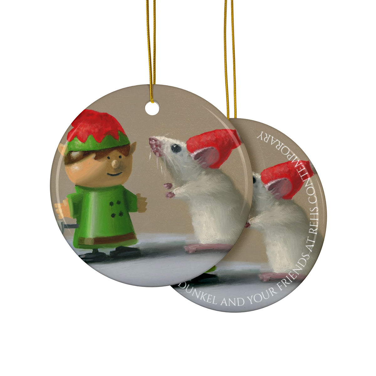 Stuart Dunkel Collection | Santa's Helper 3 Ornament
