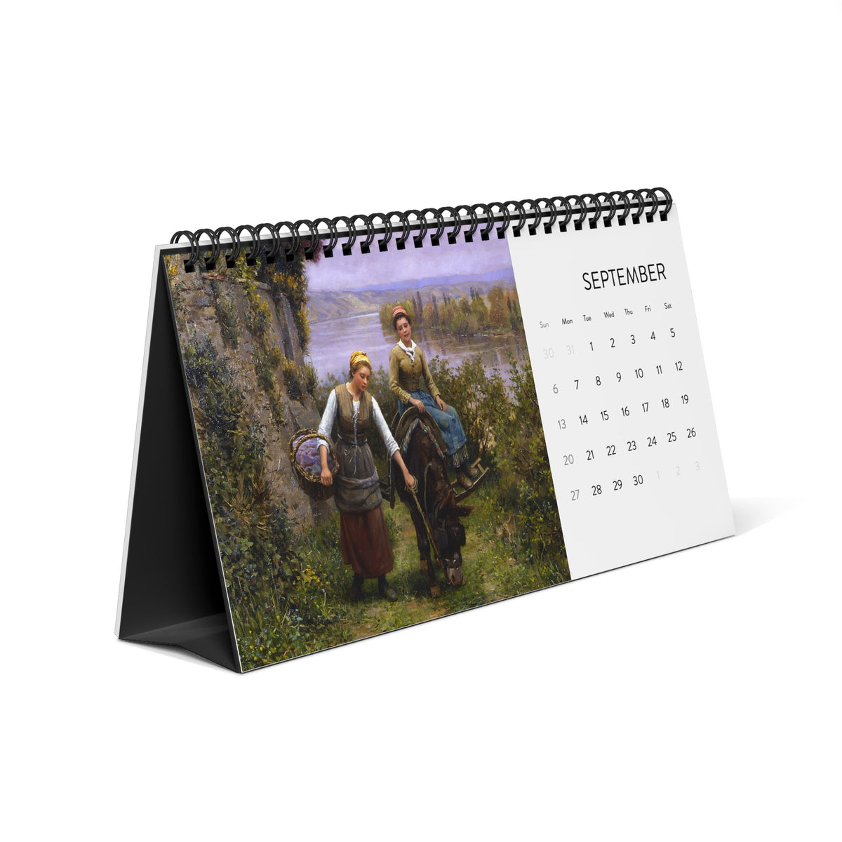 Daniel Ridgway Knight 2026 Desk Calendar