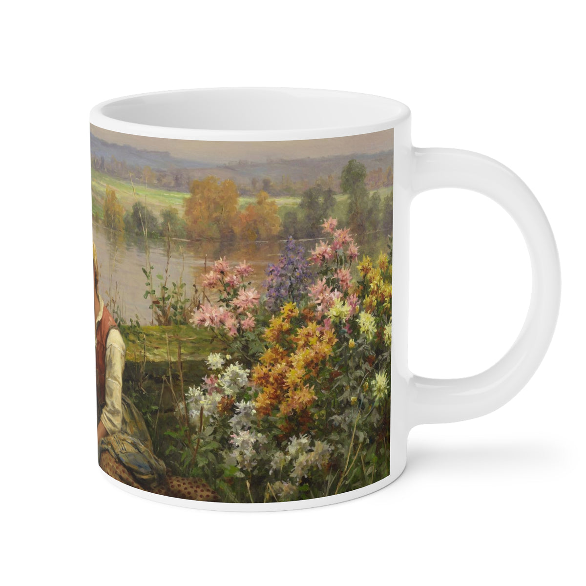 Daniel Ridgway Knight: "Gossips" Ceramic Mug (11oz\15oz\20oz)