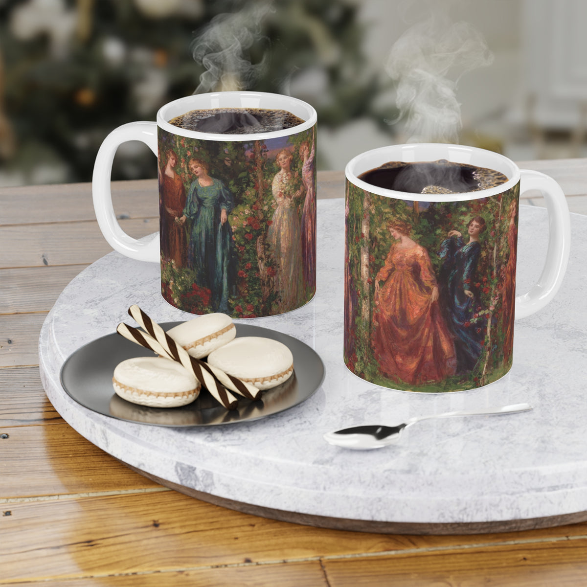 Tom Mostyn: "Gather Ye Rosebuds While Ye May" Ceramic Mug (11oz\15oz\20oz)