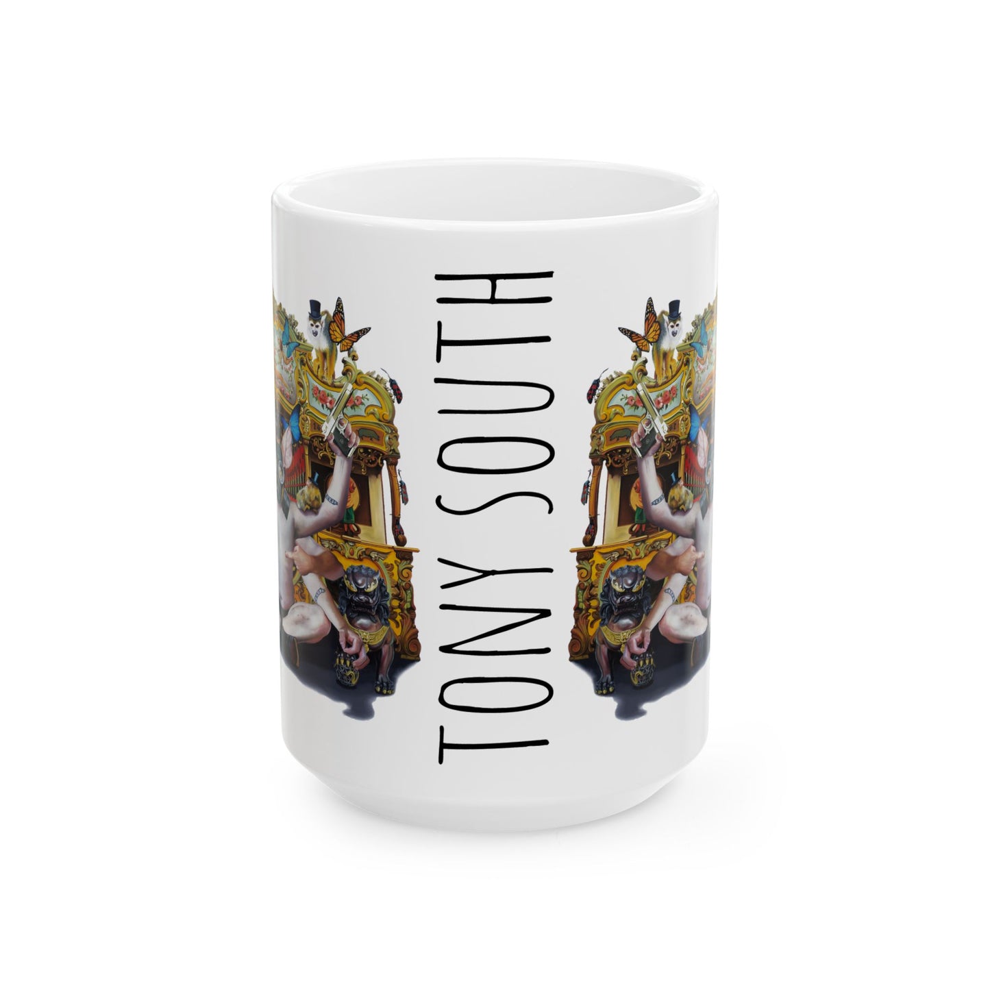 Tony South | Credo quia absurdum (I believe because it is absurd) Ceramic Mug (15oz)