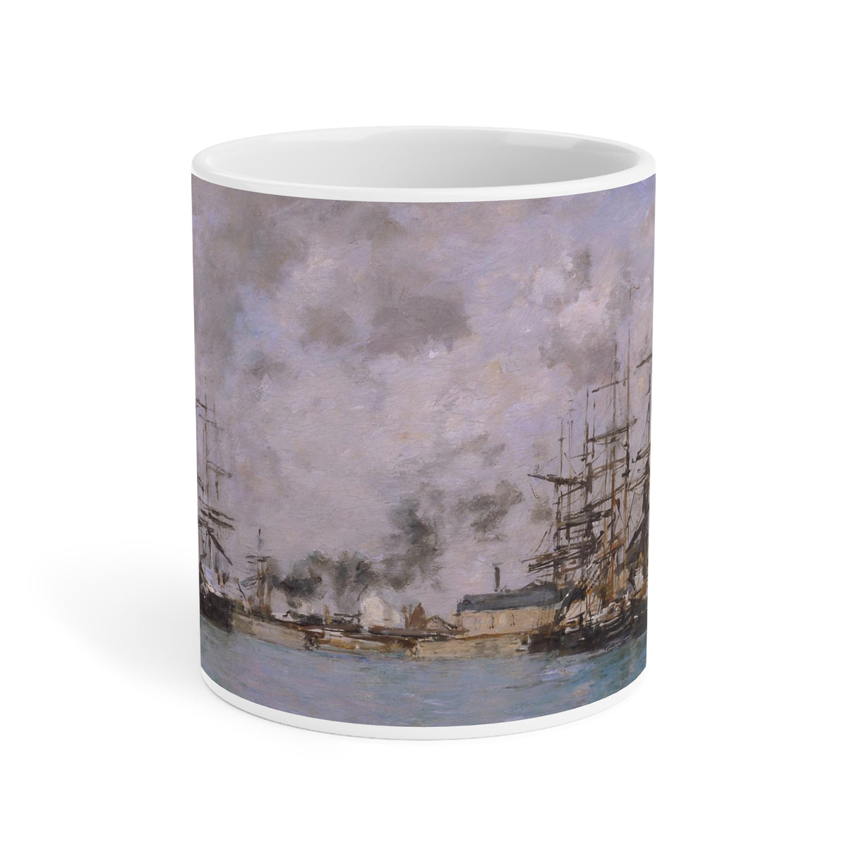 Eugene Boudin: "Deauville, le bassin" Ceramic Mug (11oz\15oz\20oz)