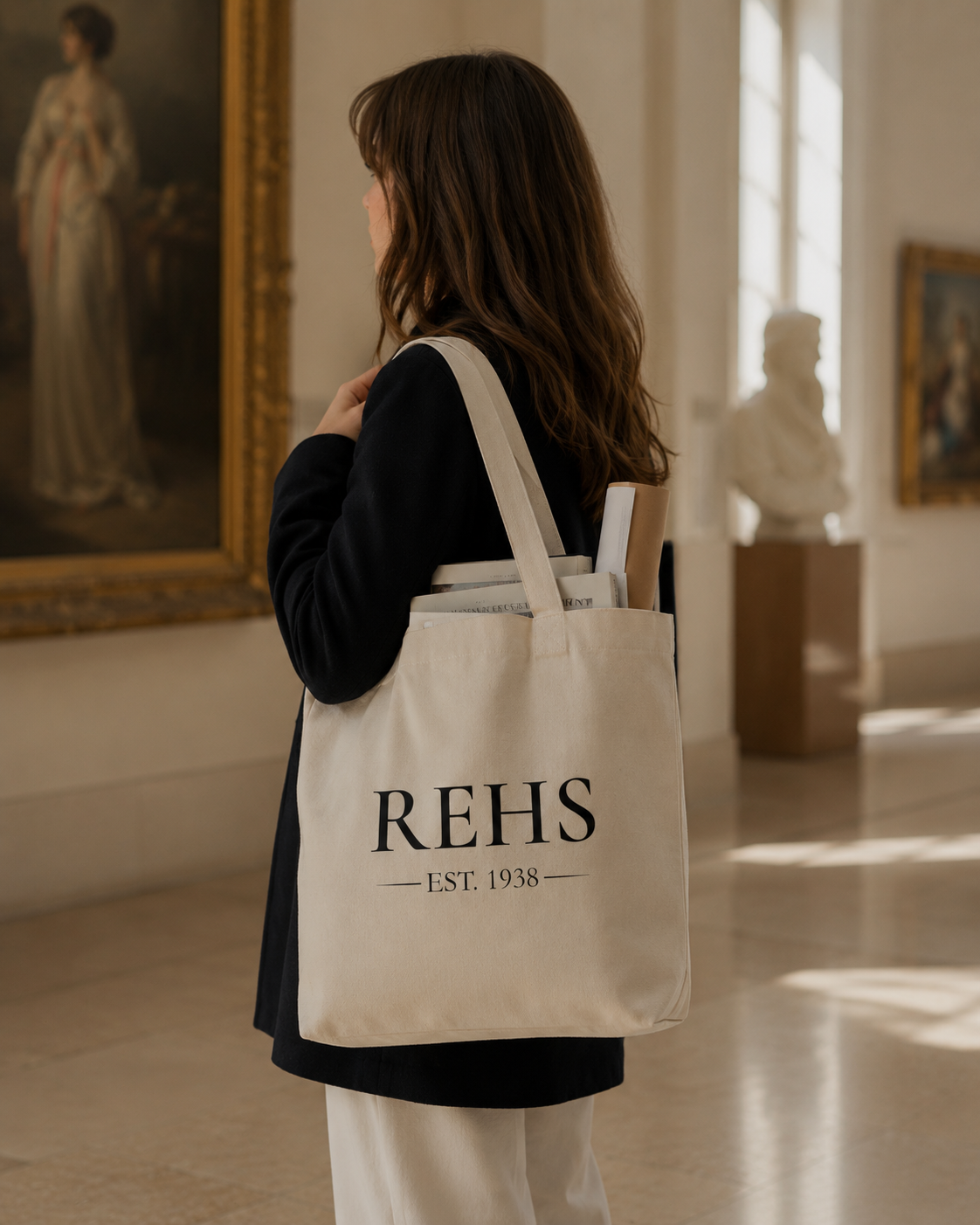 Heritage Tote | Cream Canvas Gallery Bag