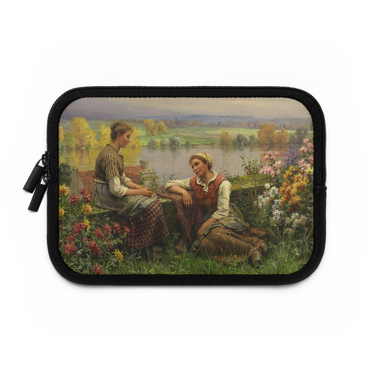 Daniel Ridgway Knight: "Gossips" - Laptop Sleeve
