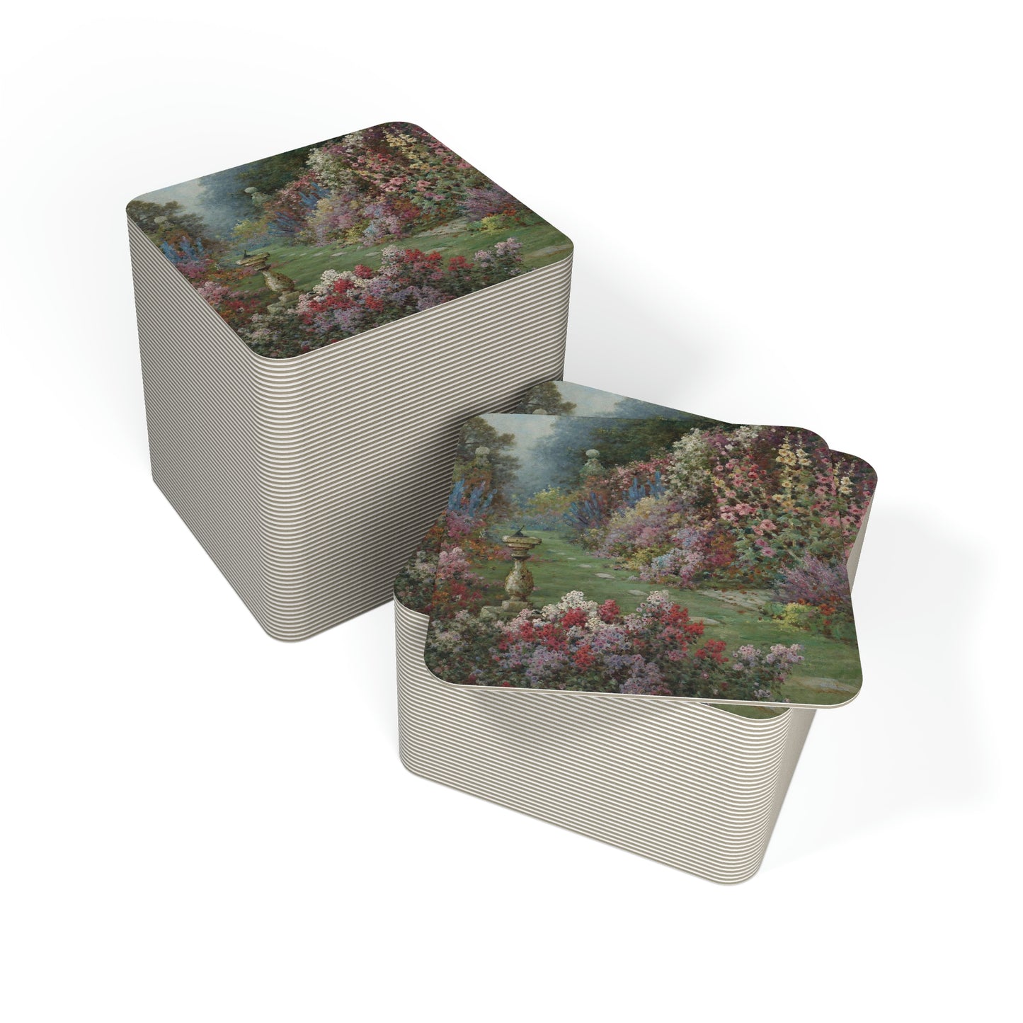 Alfred de Breanski, Jr. "The Herbaceous Border" - Coasters (50, 100 pcs)