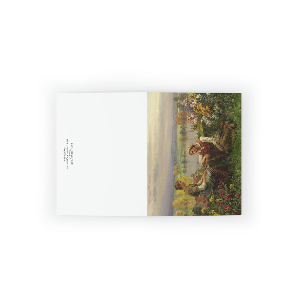 Daniel Ridgway Knight: "Gossips" - Greeting cards (8, 16, and 24 pcs)
