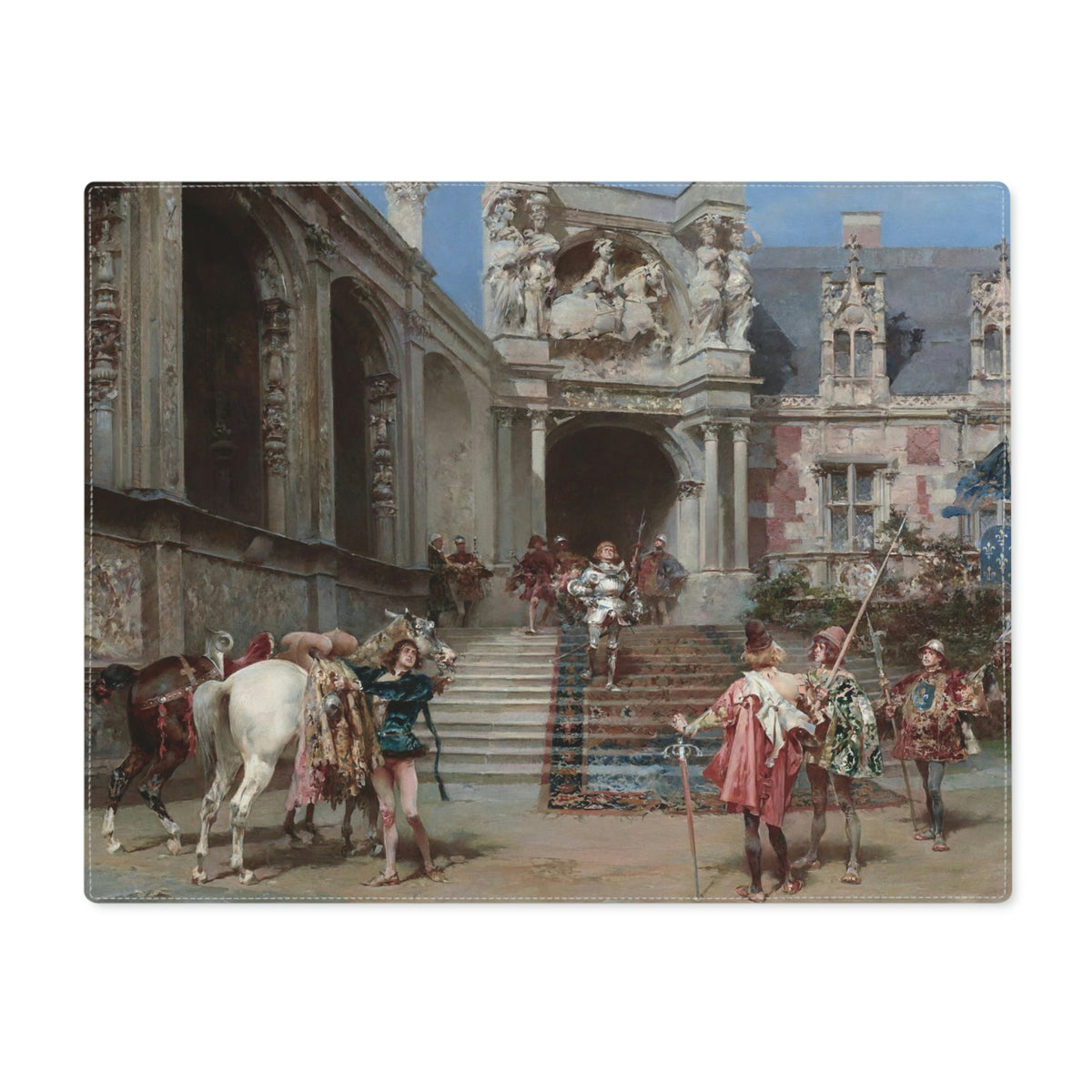 Ludovico Marchetti: "The Knight of Lily" - Placemat, 1pc