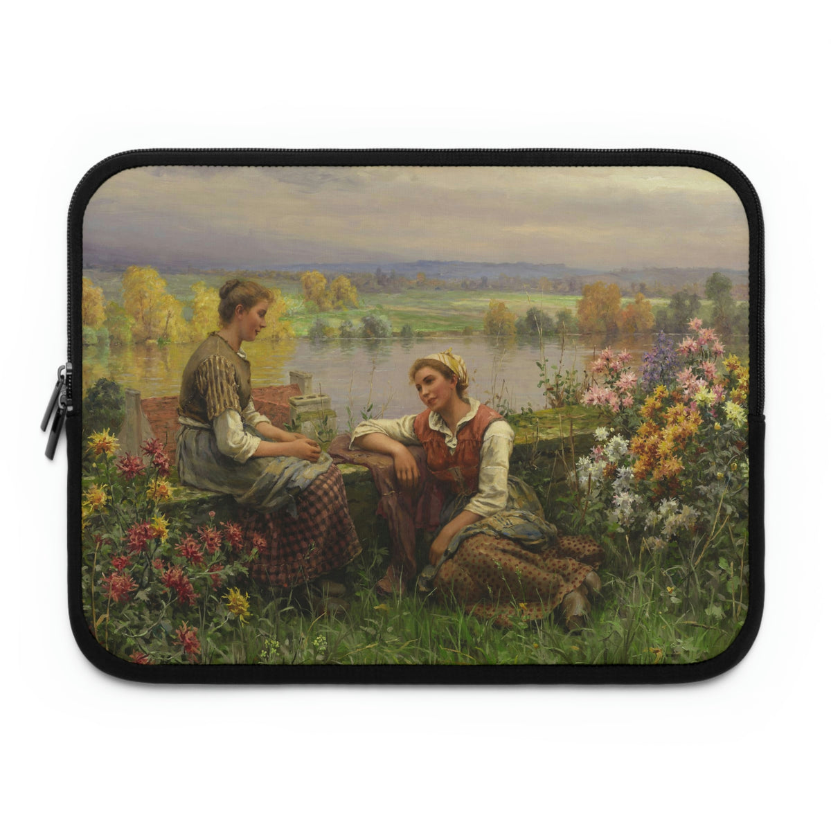 Daniel Ridgway Knight: "Gossips" - Laptop Sleeve