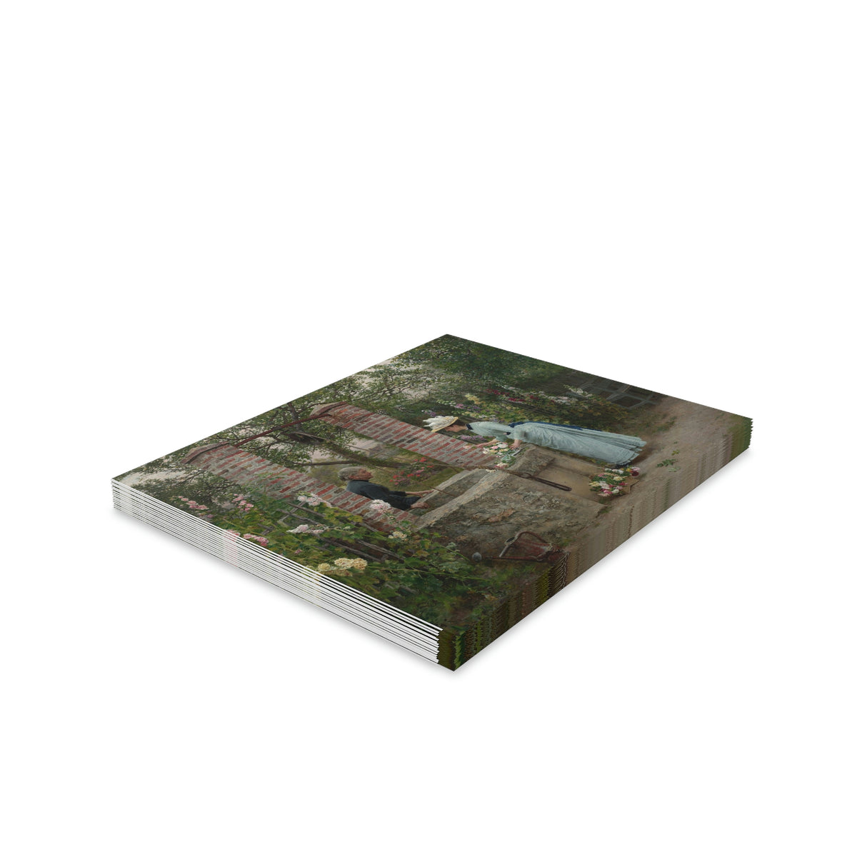 Marie Francois Firmin-Girard: "Un Puits Mitoyen" - Greeting cards (8, 16, and 24 pcs)